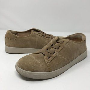 Vionic Jean Tan Suede Comfort Slip On Elastic Walking Sneakers Low Womens 6